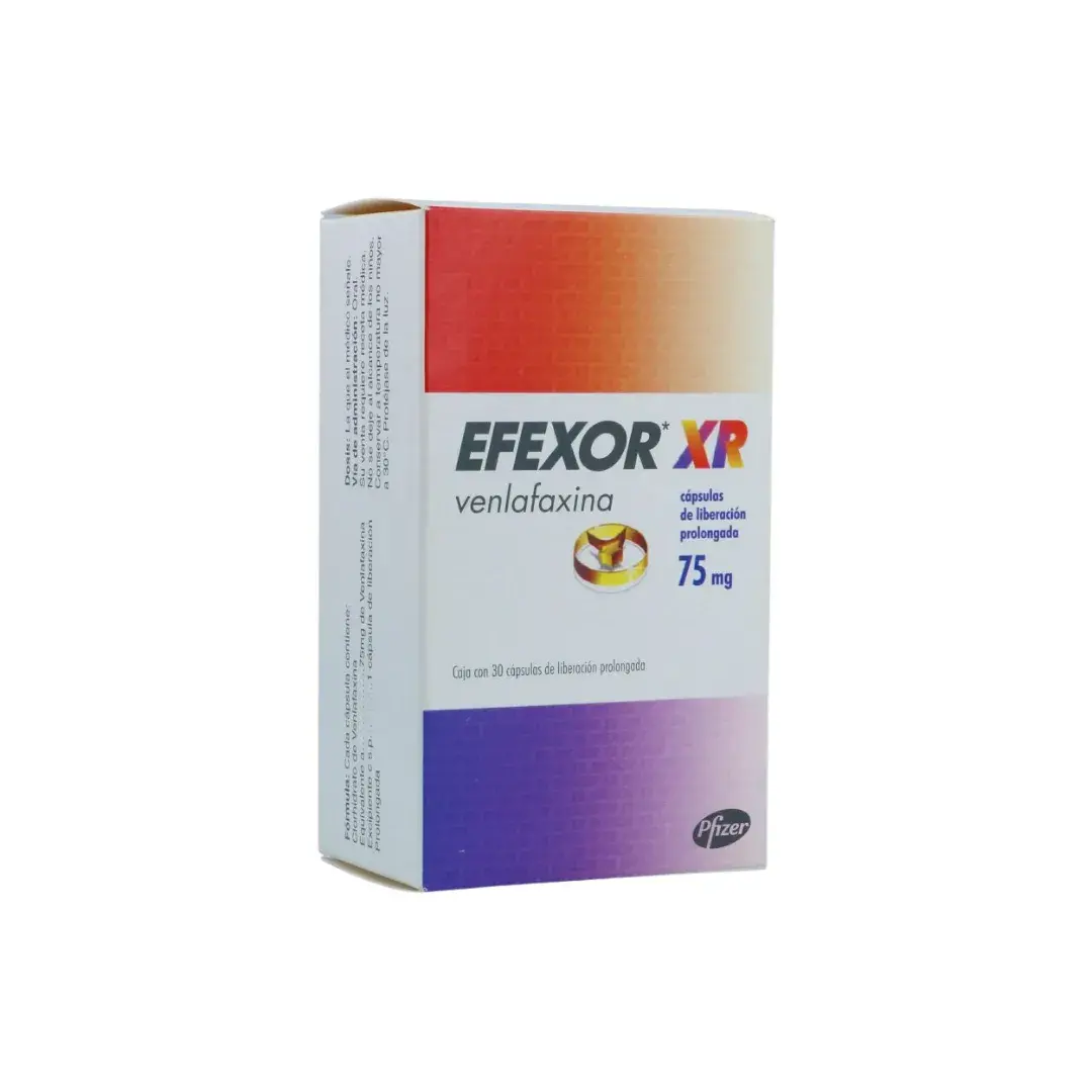 Efexor Xr Venlafaxina 75Mg 30 Capsulas
