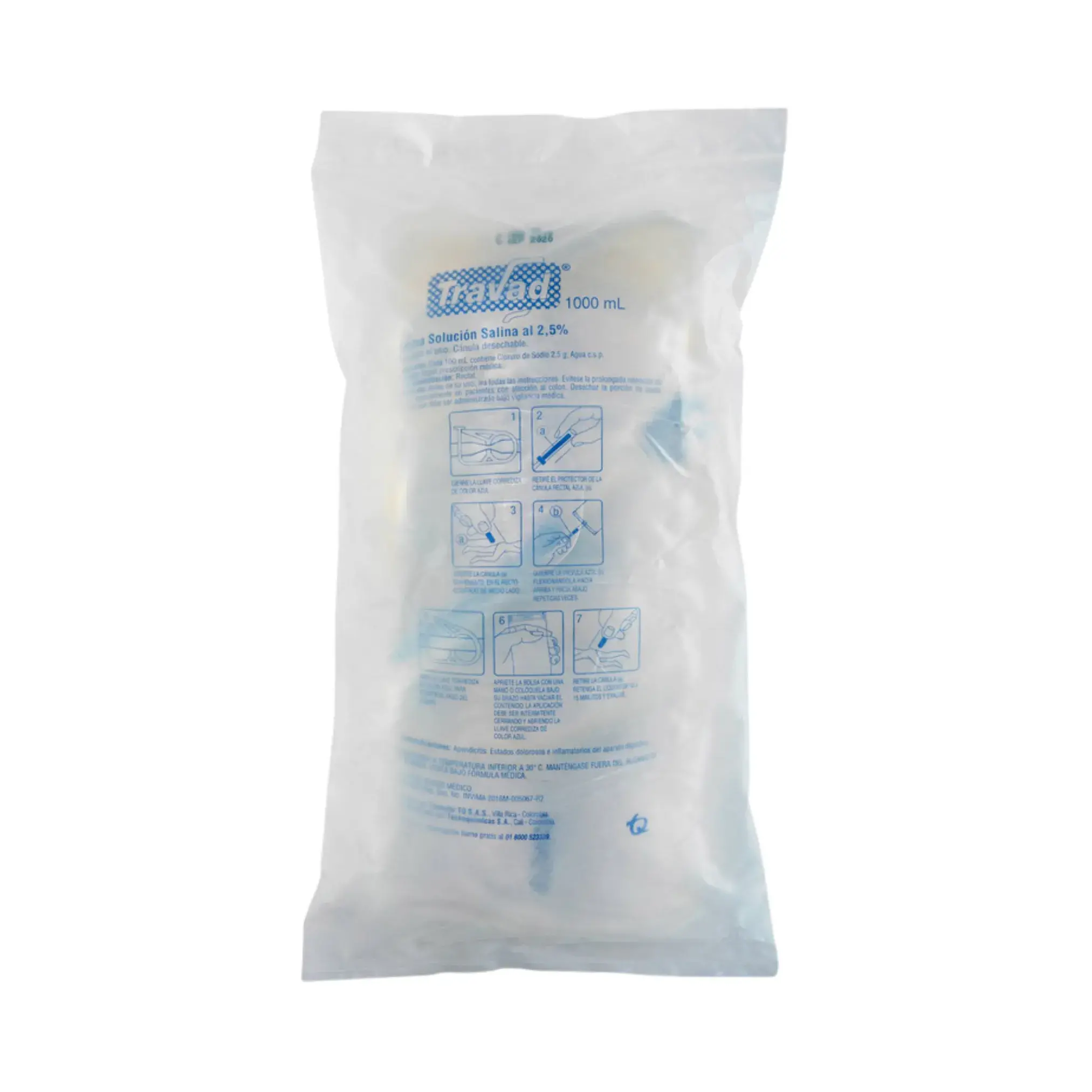Enema Solucion Salina 2.5% 1000 Ml 004