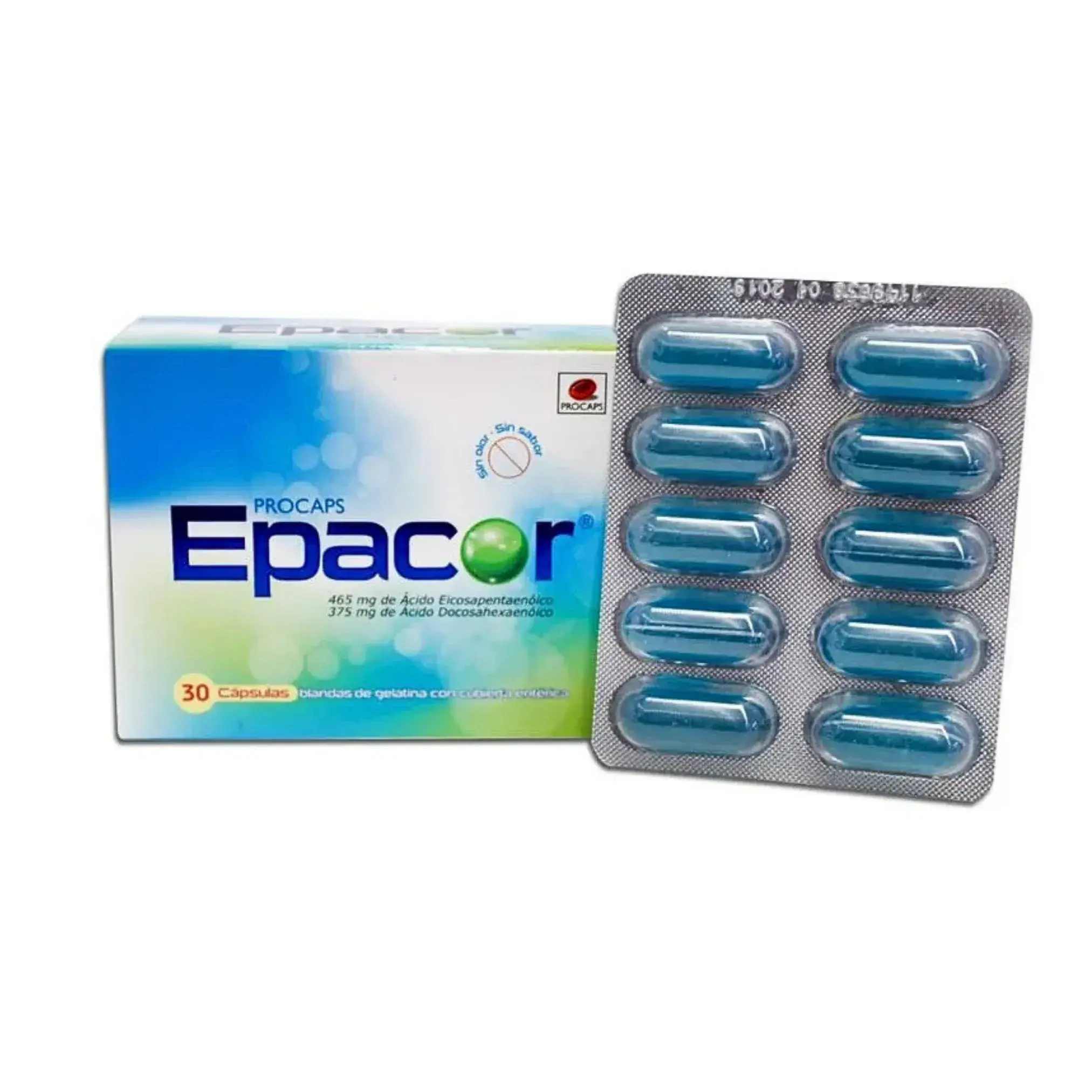Epacor Eicosapentaenoico + Docosahexaenoico 840 Mg X 30 Capsulas