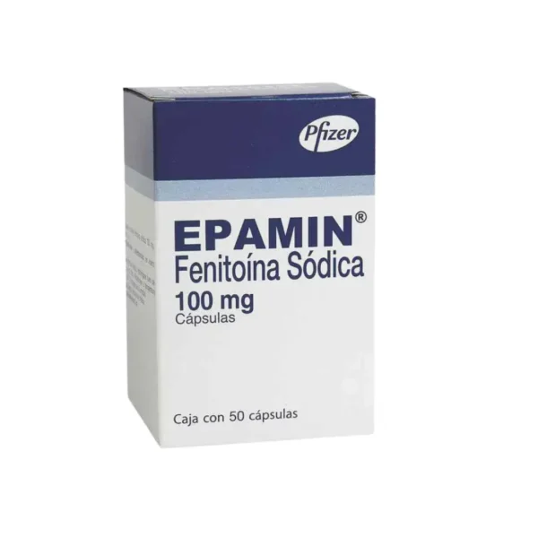 Epamin Fenitoina 100 Mg 50 Capsulas