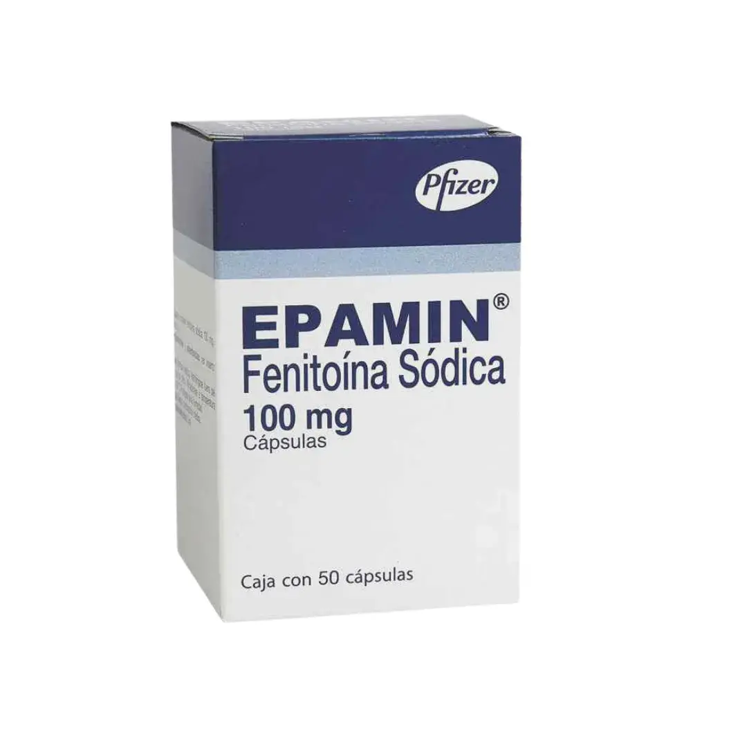 Epamin Fenitoina 100 Mg 50 Capsulas