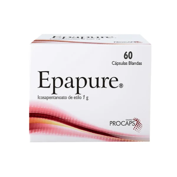 Epapure Icosapentanoato de Etilo 1 Gr X 60 Capsulas Blandas