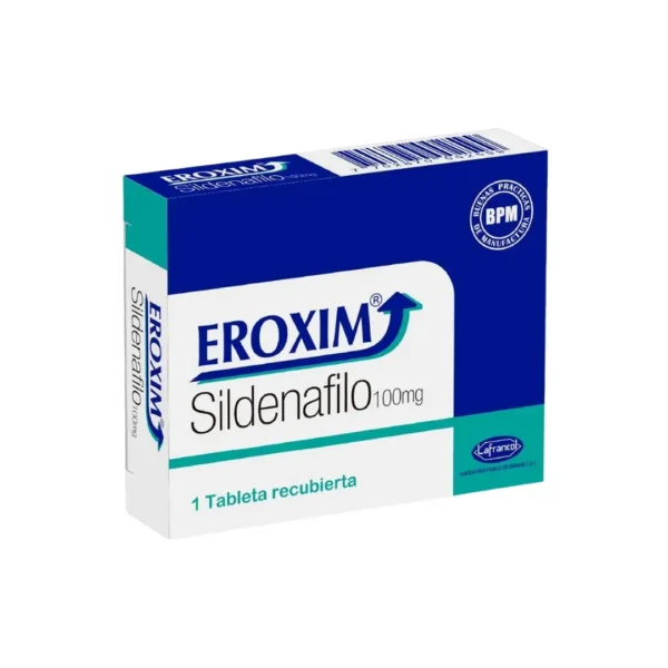 Eroxim Sildenafilo 100 Mg X 1 Tableta