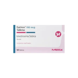 Eutirox Levotiroxina Sodica 100 Mcg 50 Tabletas