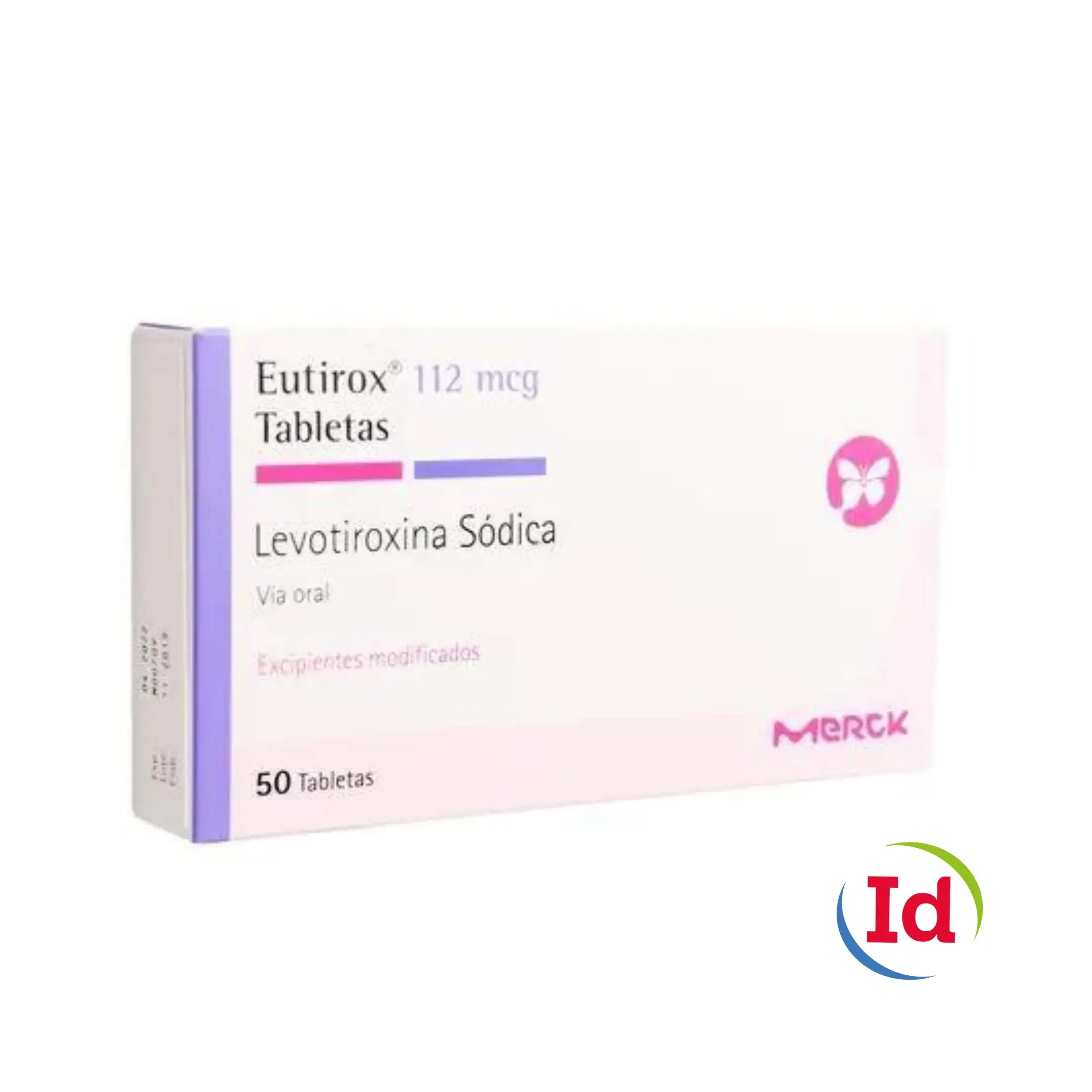Eutirox Levotiroxina Sodica 112 Mcg 50 Tabletas