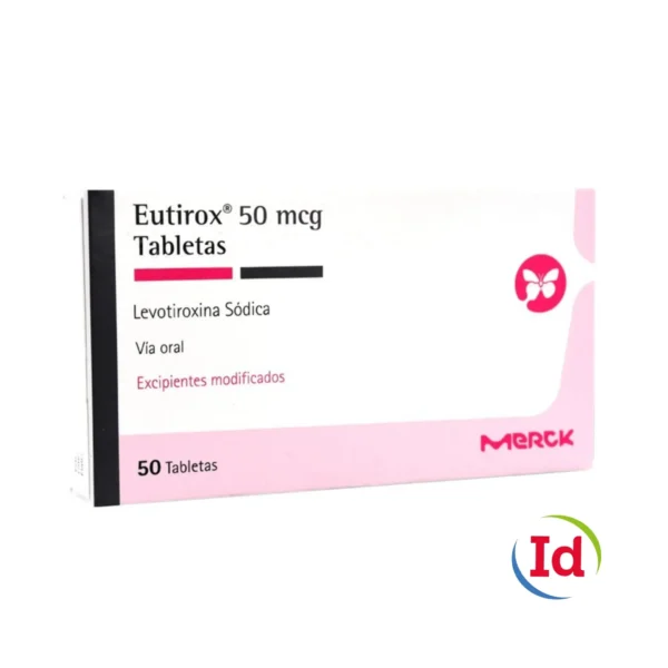 Eutirox Levotiroxina Sodica 50 Mcg X 50 Tabletas