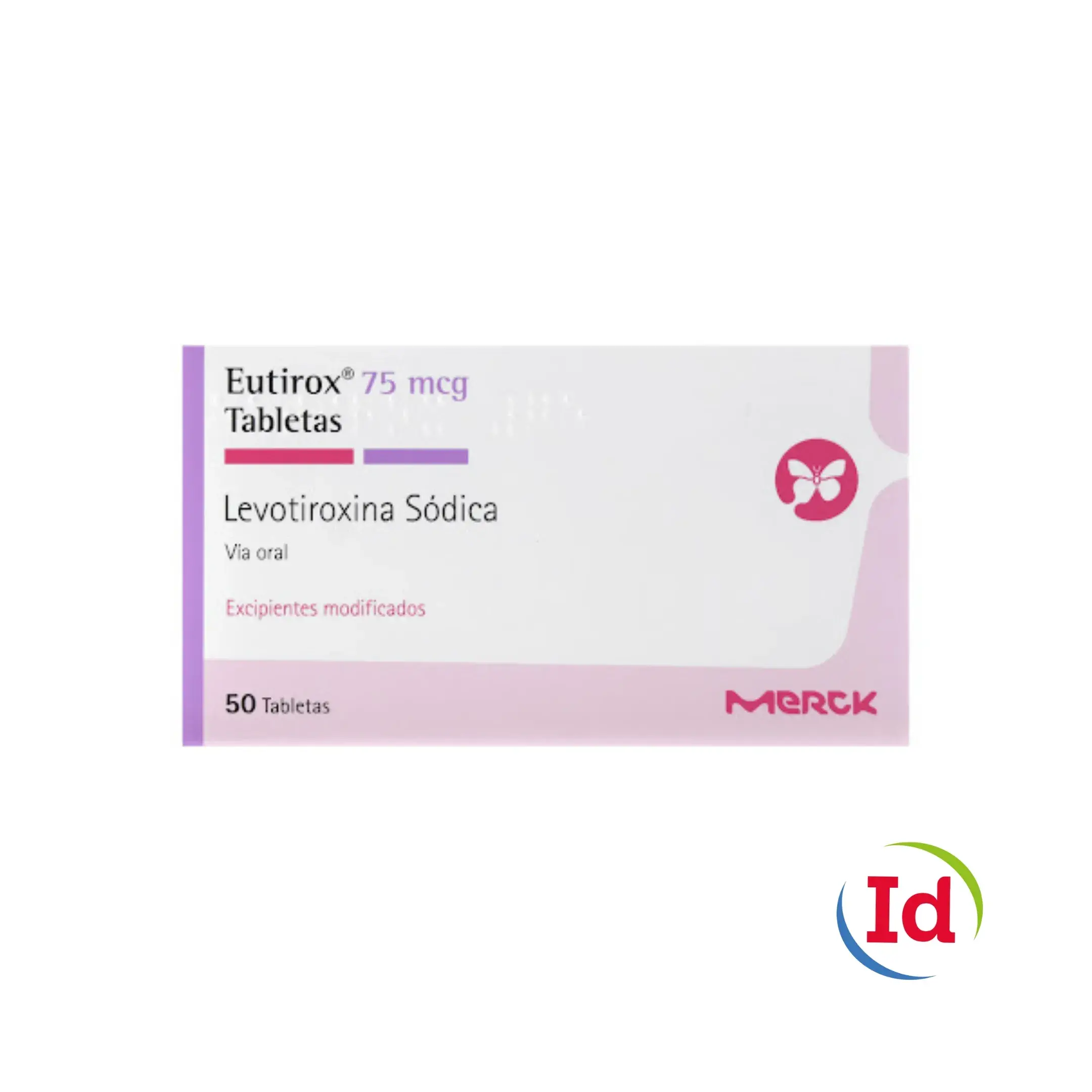 Eutirox Levotiroxina Sodica 75 Mcg 50 Tabletas