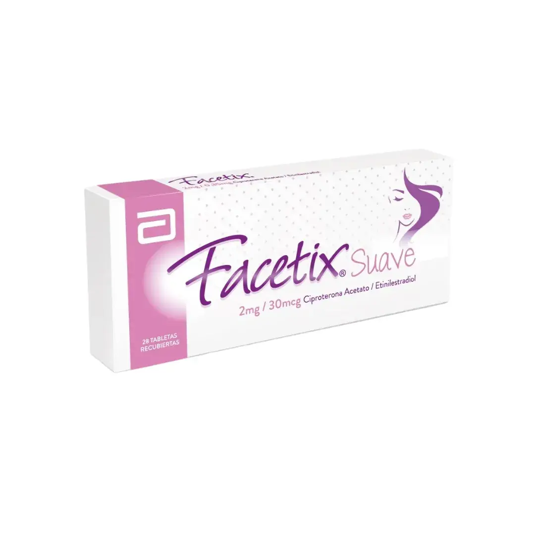 Facetix Suave Etinilestradiol + Ciproterona Acetato X 28 Tabletas