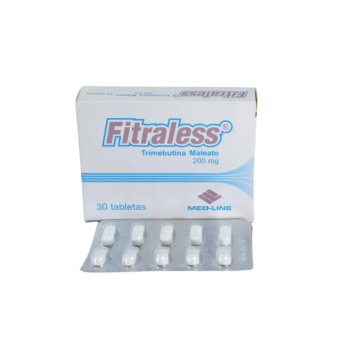 Fitraless 200 Mg X 30 Tabletas Med Linie