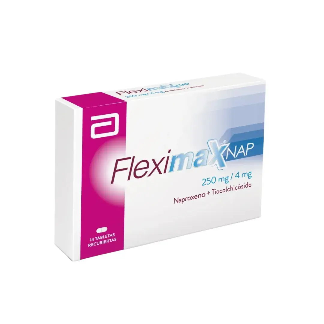 Fleximax Nap Naproxeno + Tiocolchicosido X 14 Tabletas