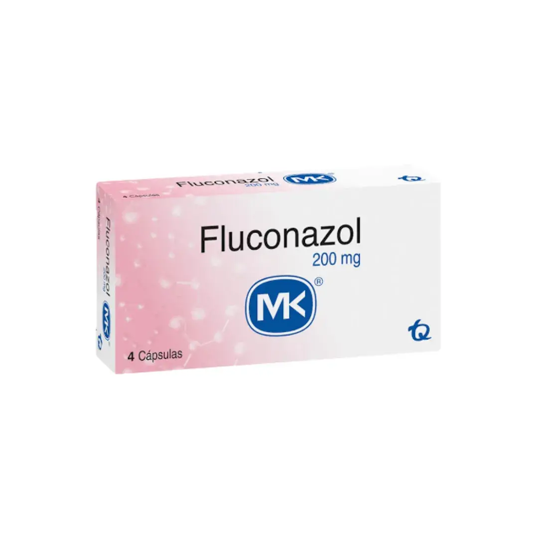 Fluconazol 200 Mg 4 Capsulas Mk