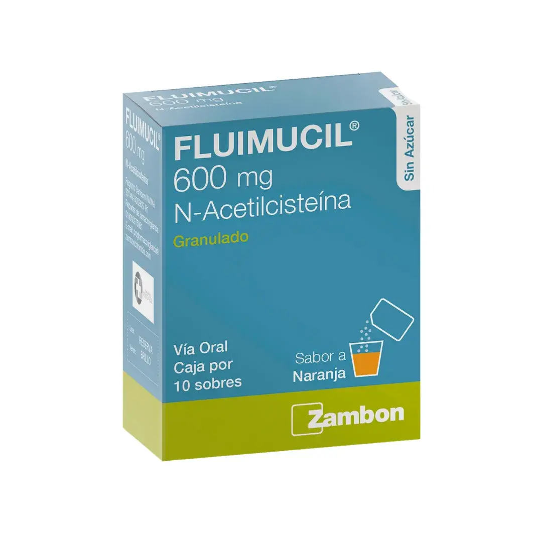 Fluimucil Acetilciste?na 600 Mg X 10 Sobres