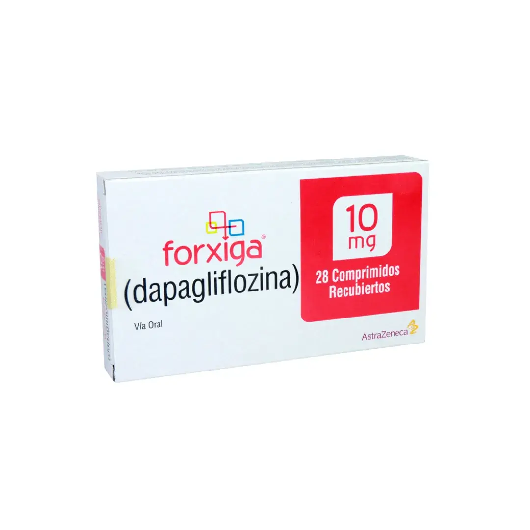 Forxiga Dapagliflozina 10Mg 28 Tabletas Recubiertas