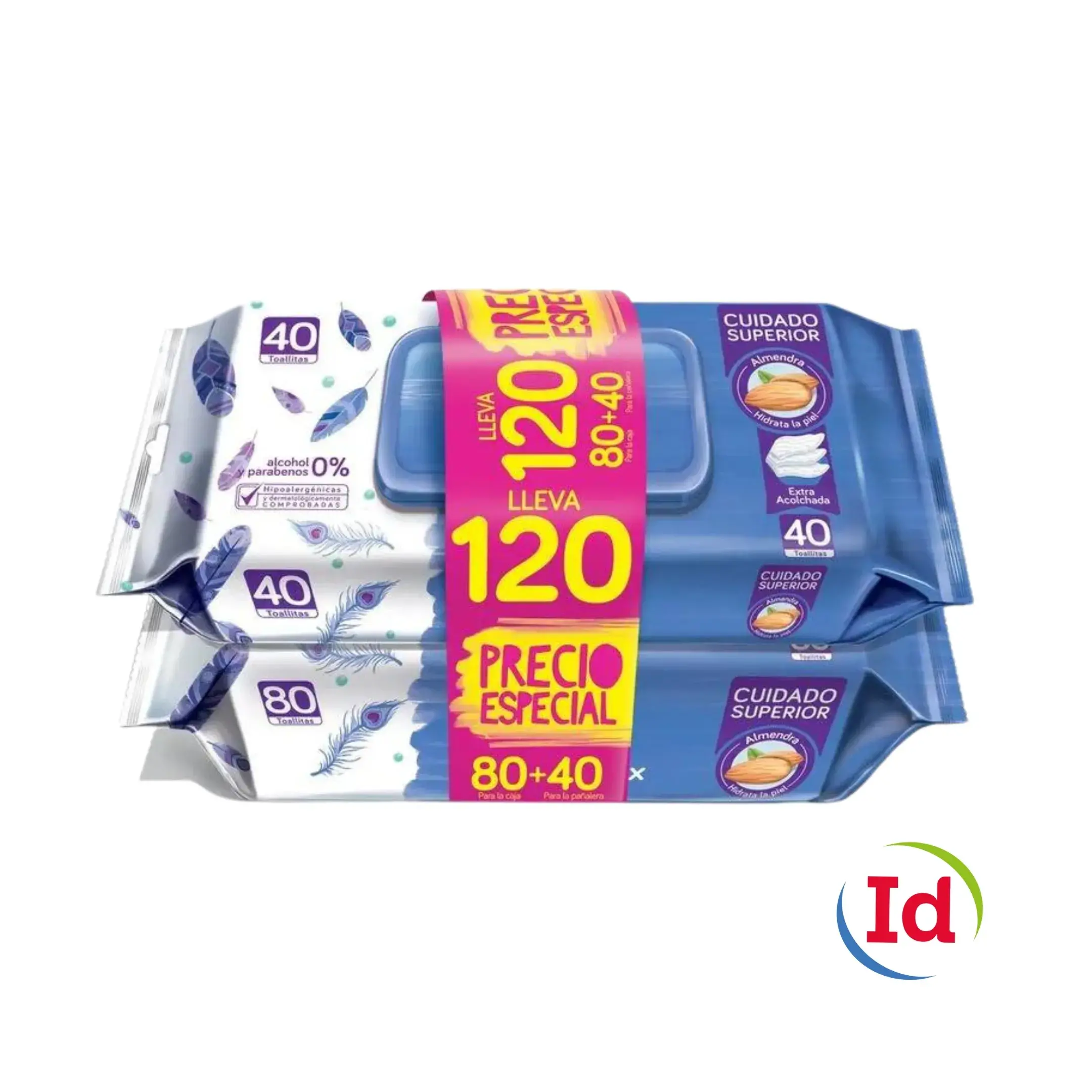 Toallitas H?medas Peque??n Acolchomax X 80 Unidades + Toallitas X 40 Unidades