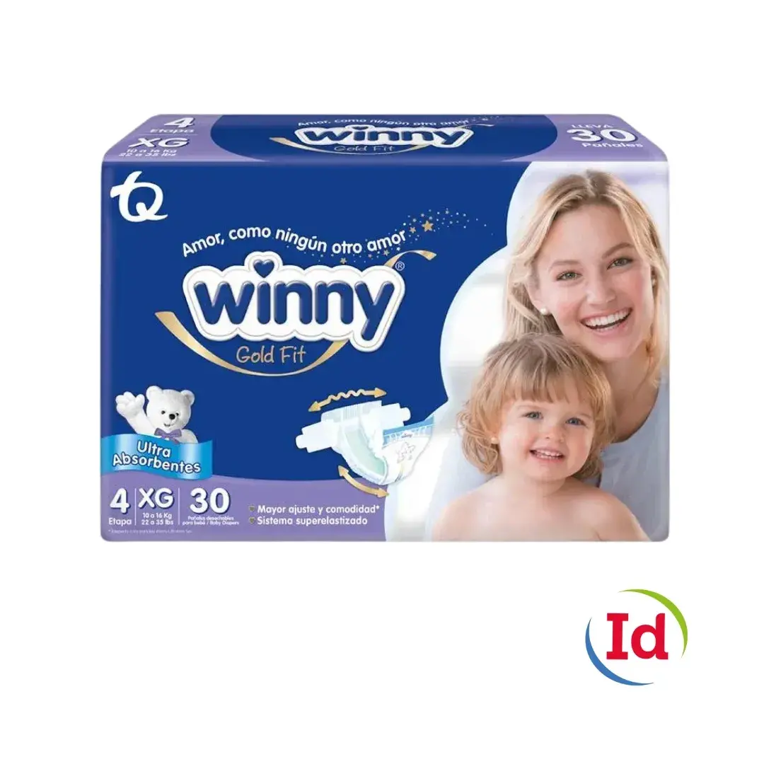 Pañal winny ult gold et4 x 30 und interdrogas