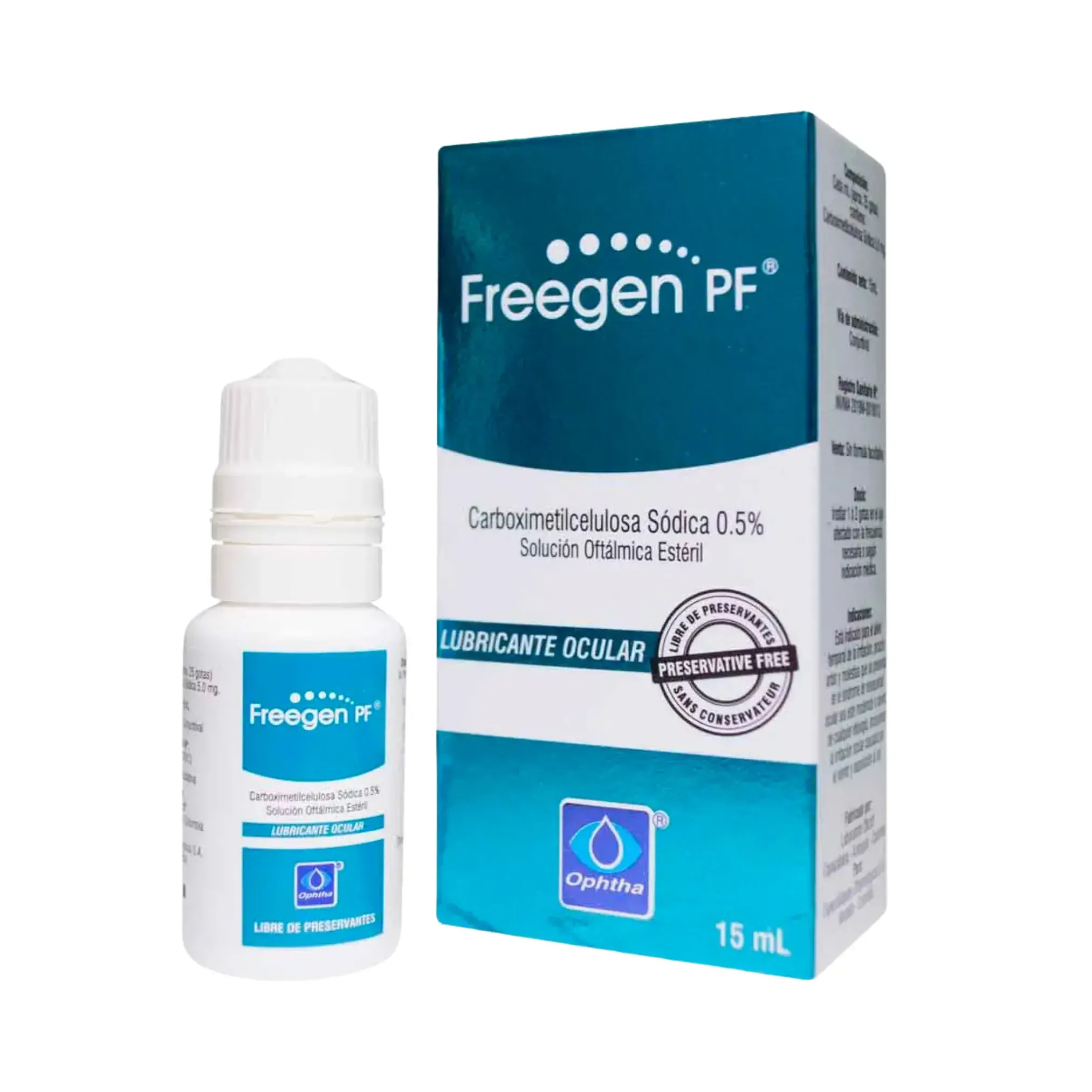 Freegen Pf Carboximetilcelulosa Lubricante Ocular 15 Ml.