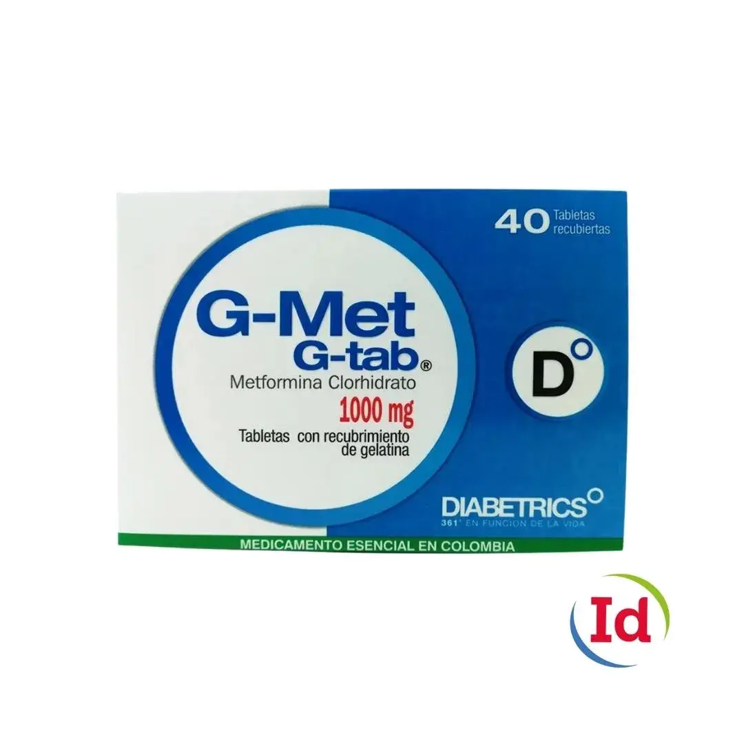 g met tabs 1000 mg 40 tabletas