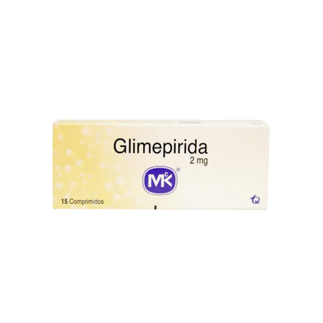 Glimepirida 2 Mg 15 Tabletas Mk