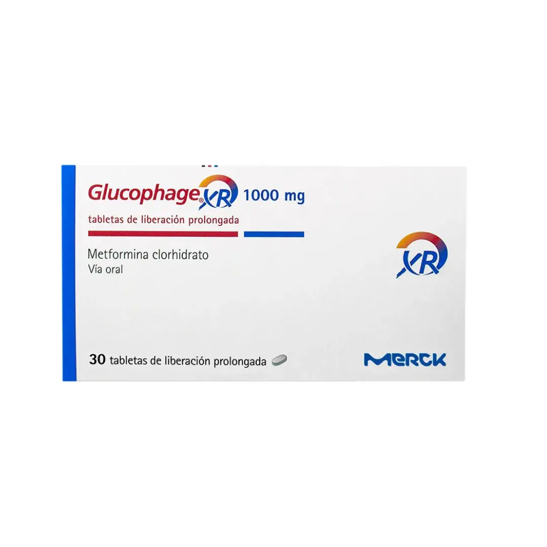 Glucophage Xr Metadoxina 1000 Mg 30 Tb