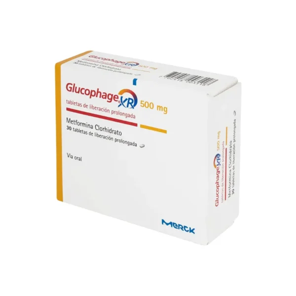 Glucophage Xr Metadoxina 500 Mg 30 Tabletas