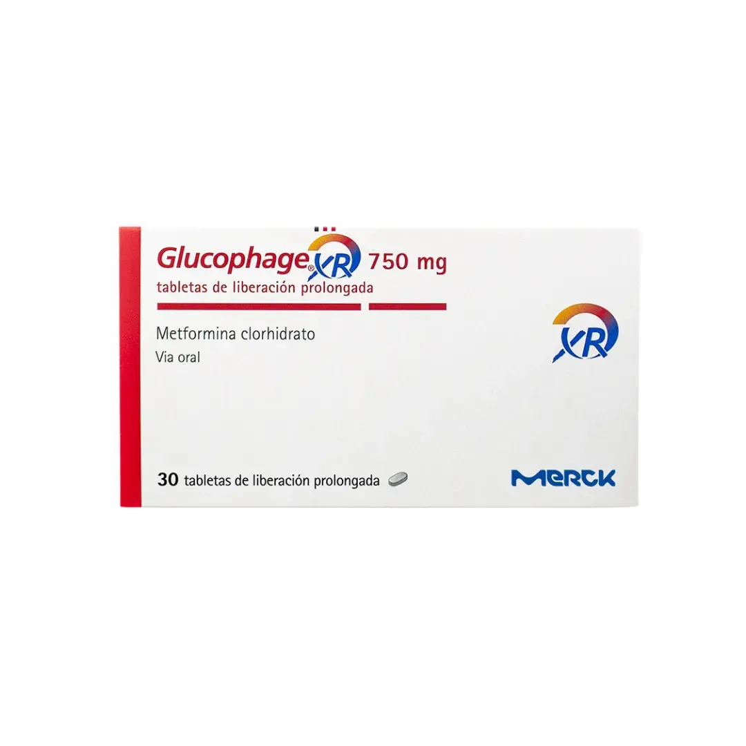 Glucophage Xr Metadoxina 750 Mg 30 Tabletas