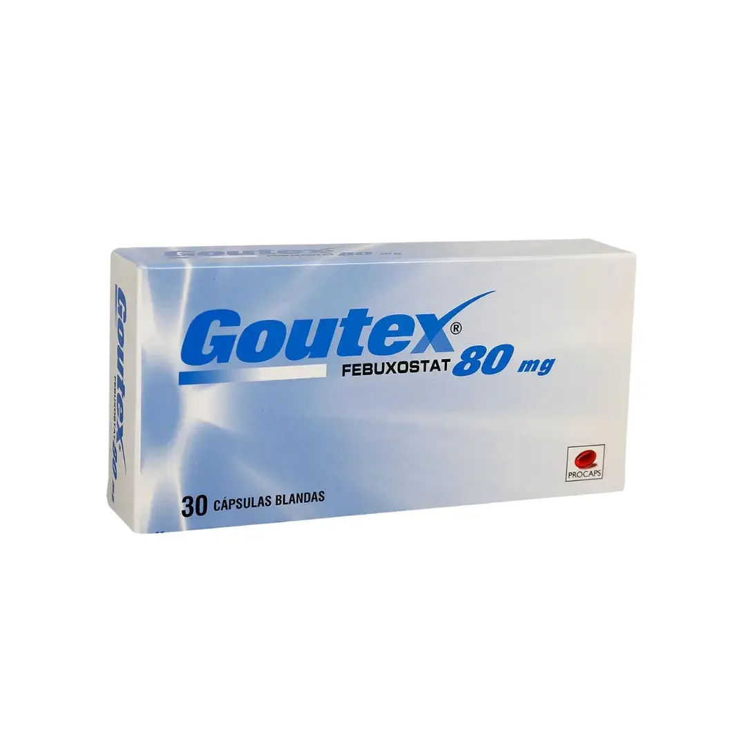 Goutex 80 Mg 30 Capsulas Blandas