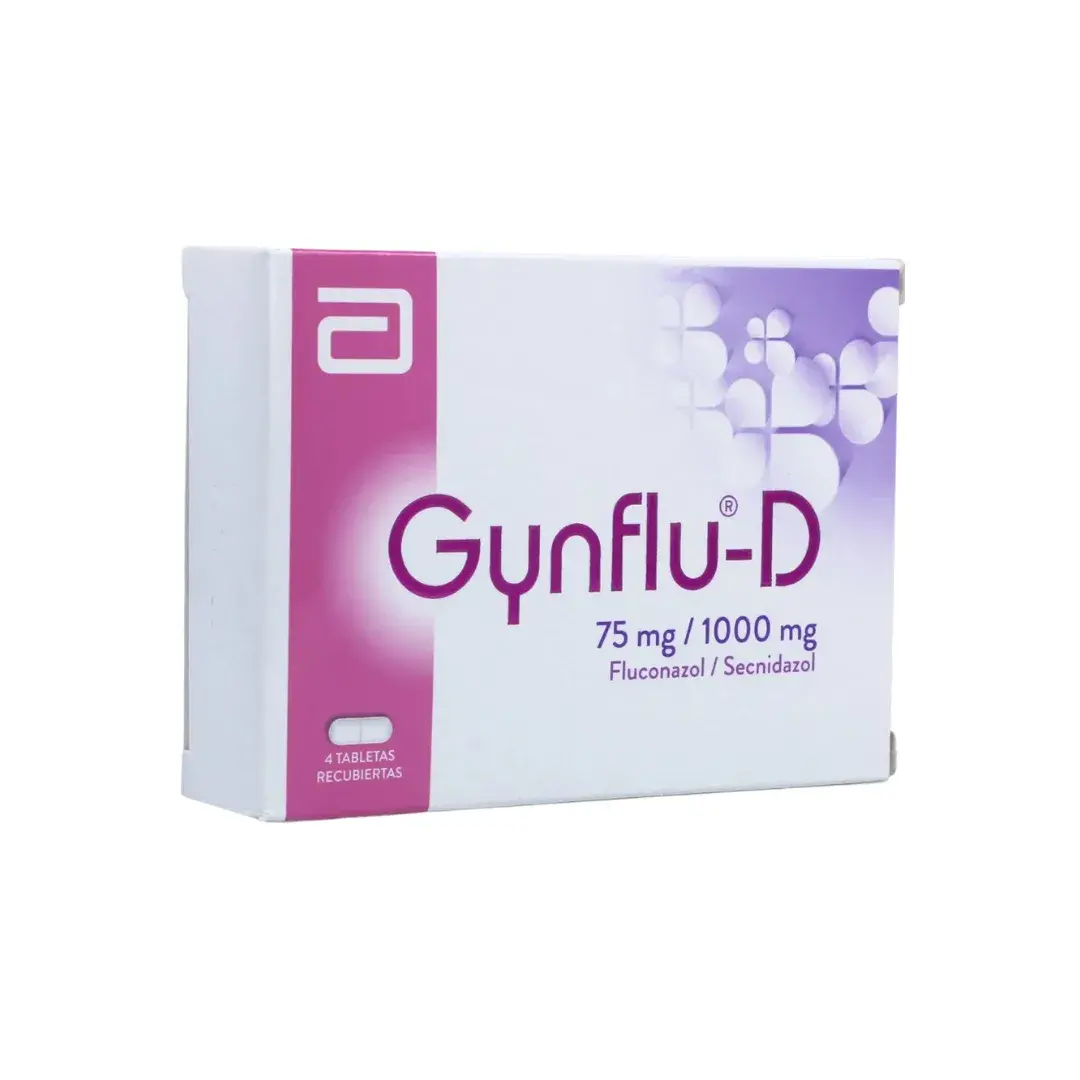 Gynflu D Fluconazol + Secnidazol 4 X Tabletas