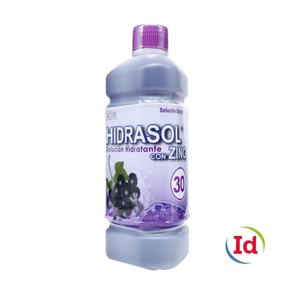 Hidrasol 30 Con Zinc Uva X 500 Ml Icom