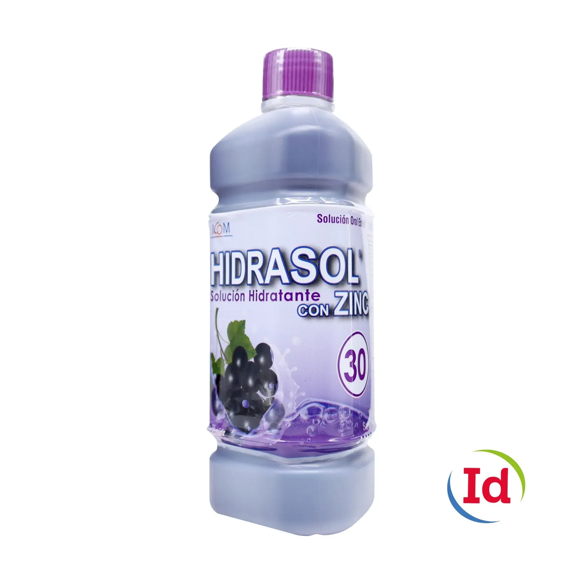 Hidrasol 30 Con Zinc Uva X 500 Ml Icom