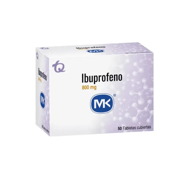 Ibuprofeno 800 Mg 50 Tabletas Mk