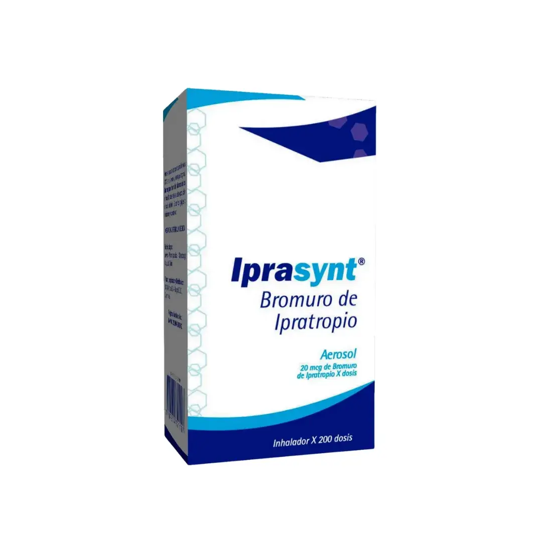 Iprasynt Bromuro De Ipratropio 20 Mcg Inhalador 200 Dosis