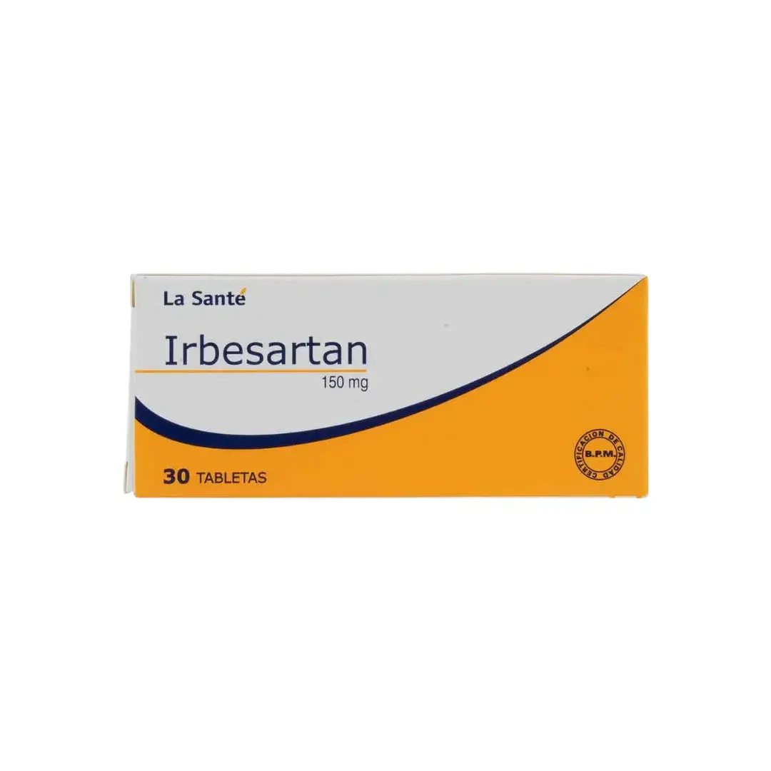 Irbesartan 150 Mg 30 Tabletas Ls