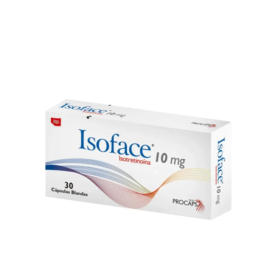 Isoface Isotretinoina 10 Mg 30 Capsulas