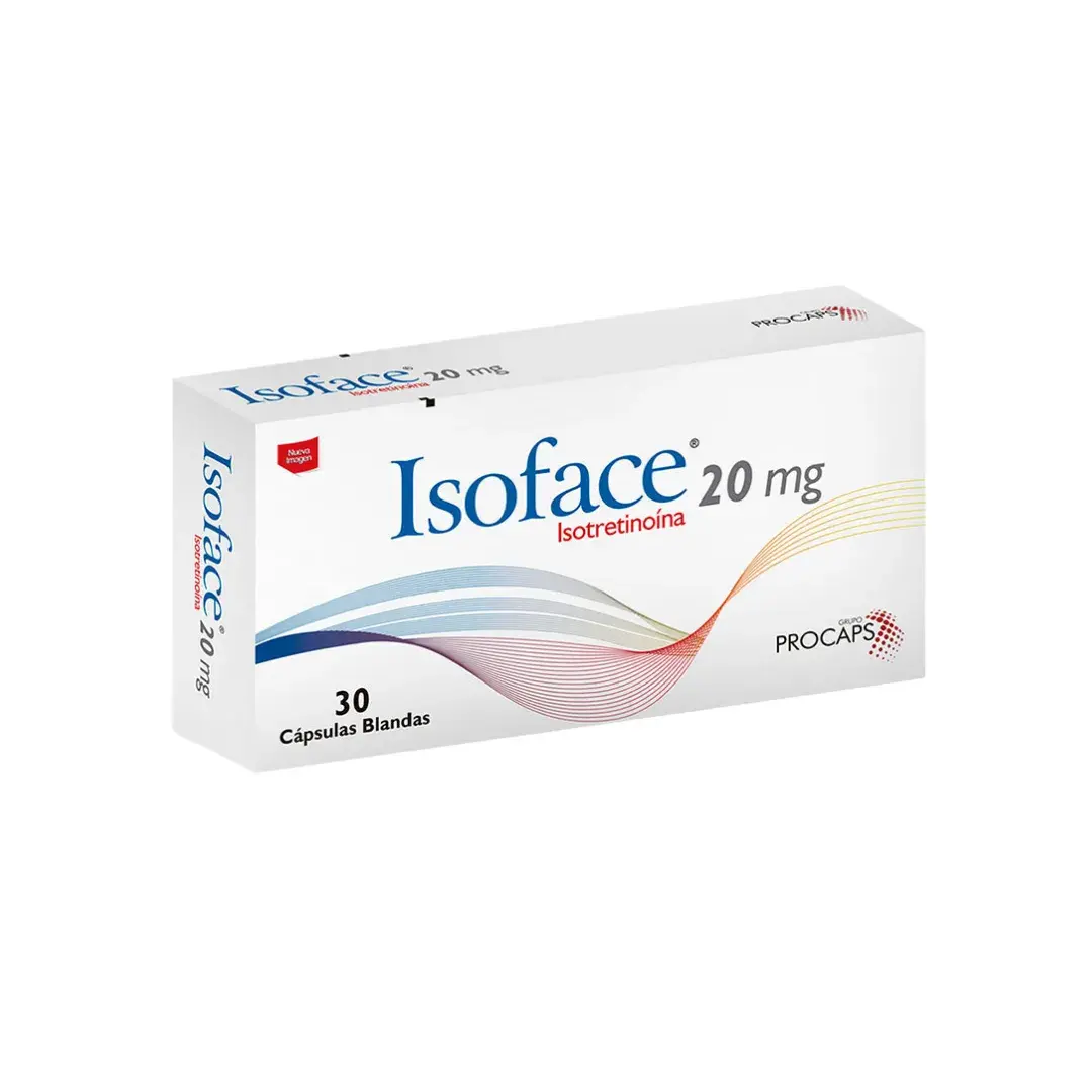 Isoface Isotretinoina 20 Mg 30 Capsulas