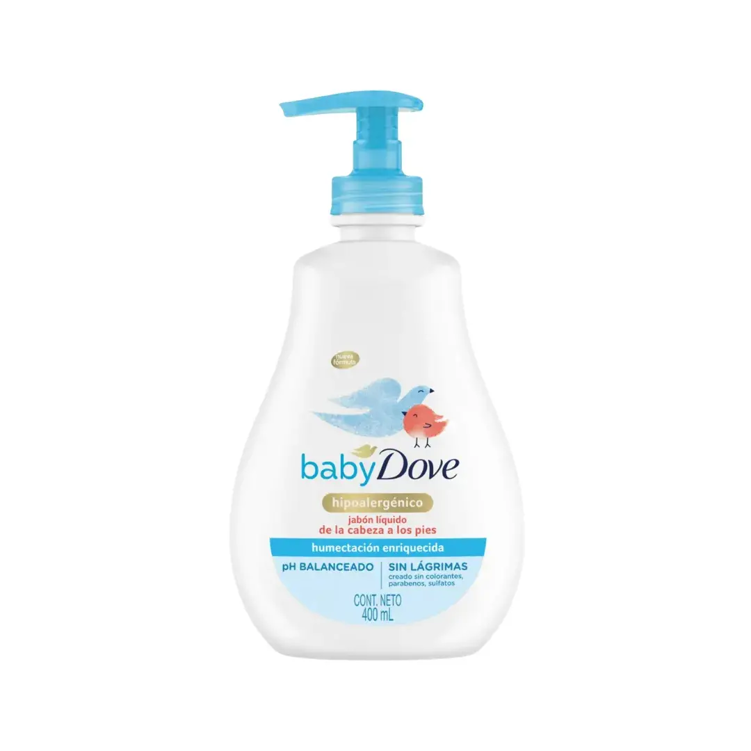 Jab?n L?quido Baby Dove Humectaci?n Enriquecida X 400 Ml