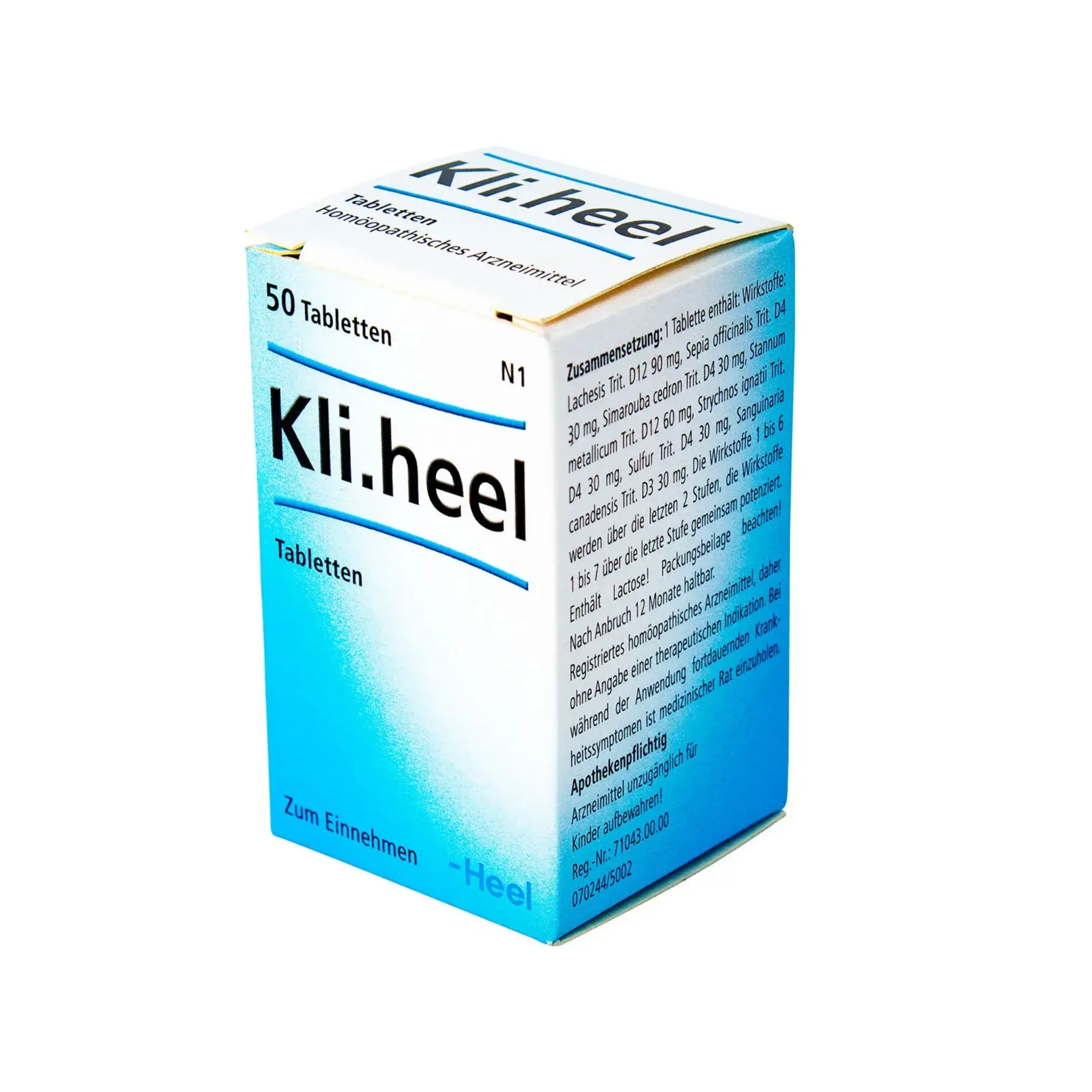 Kli Heel 50 Tabletas