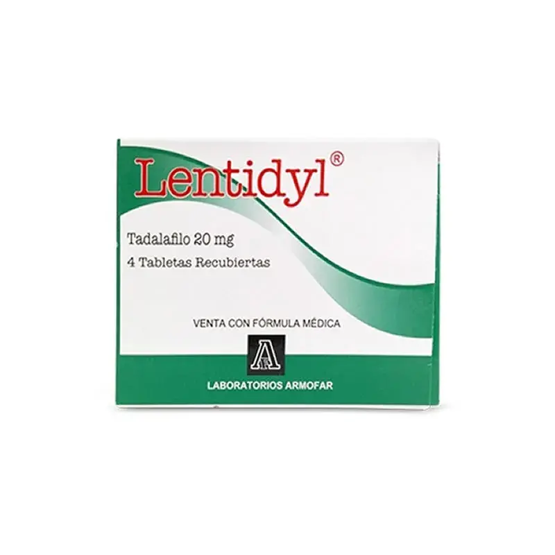Lentidyl 20 mg 4 tabletas