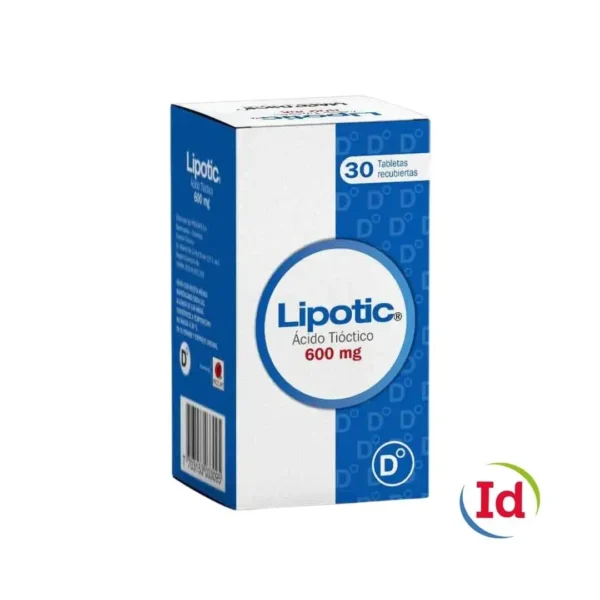 lipotic 600 mg 30 tabletas