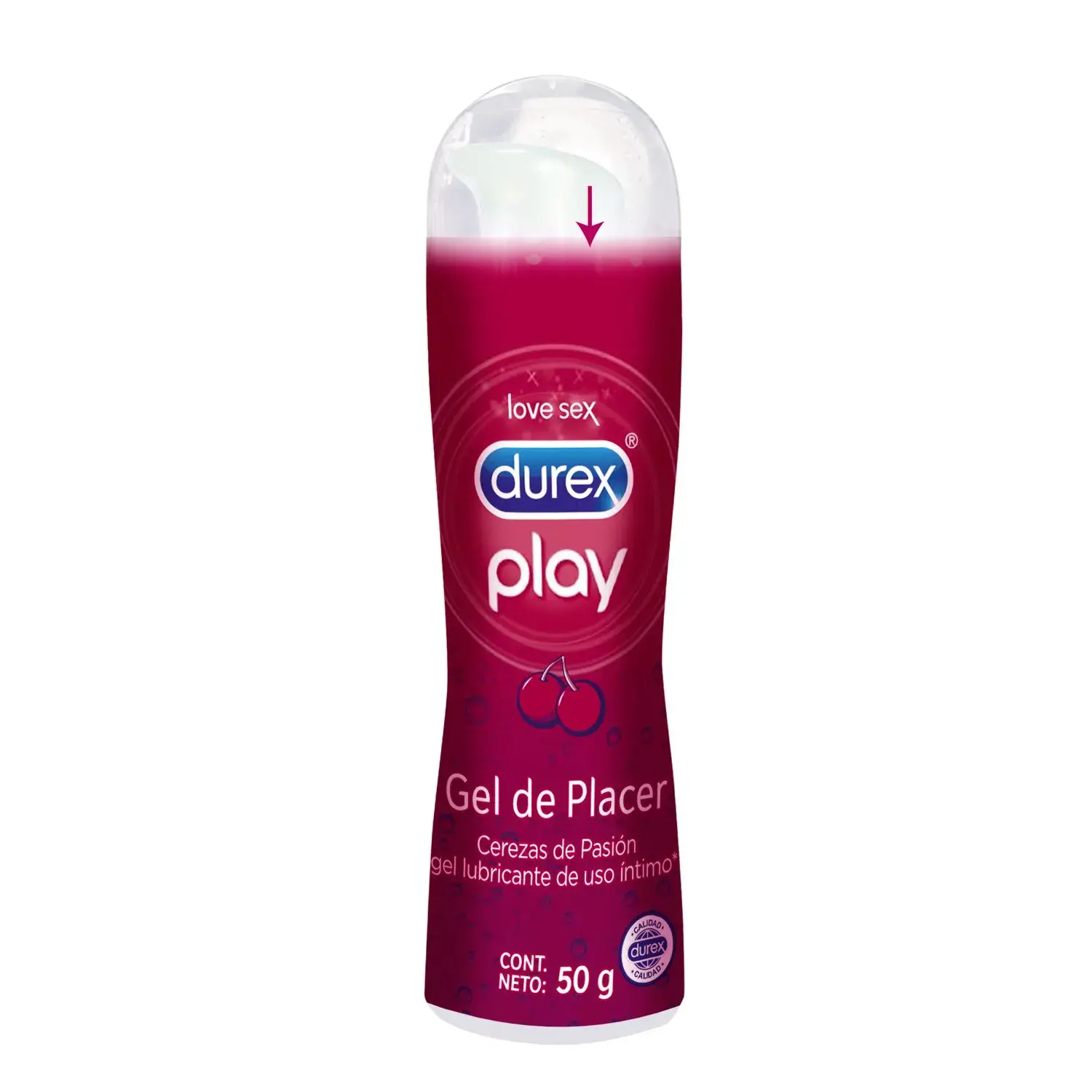 Lubricante intimo durex play cereza 50ml