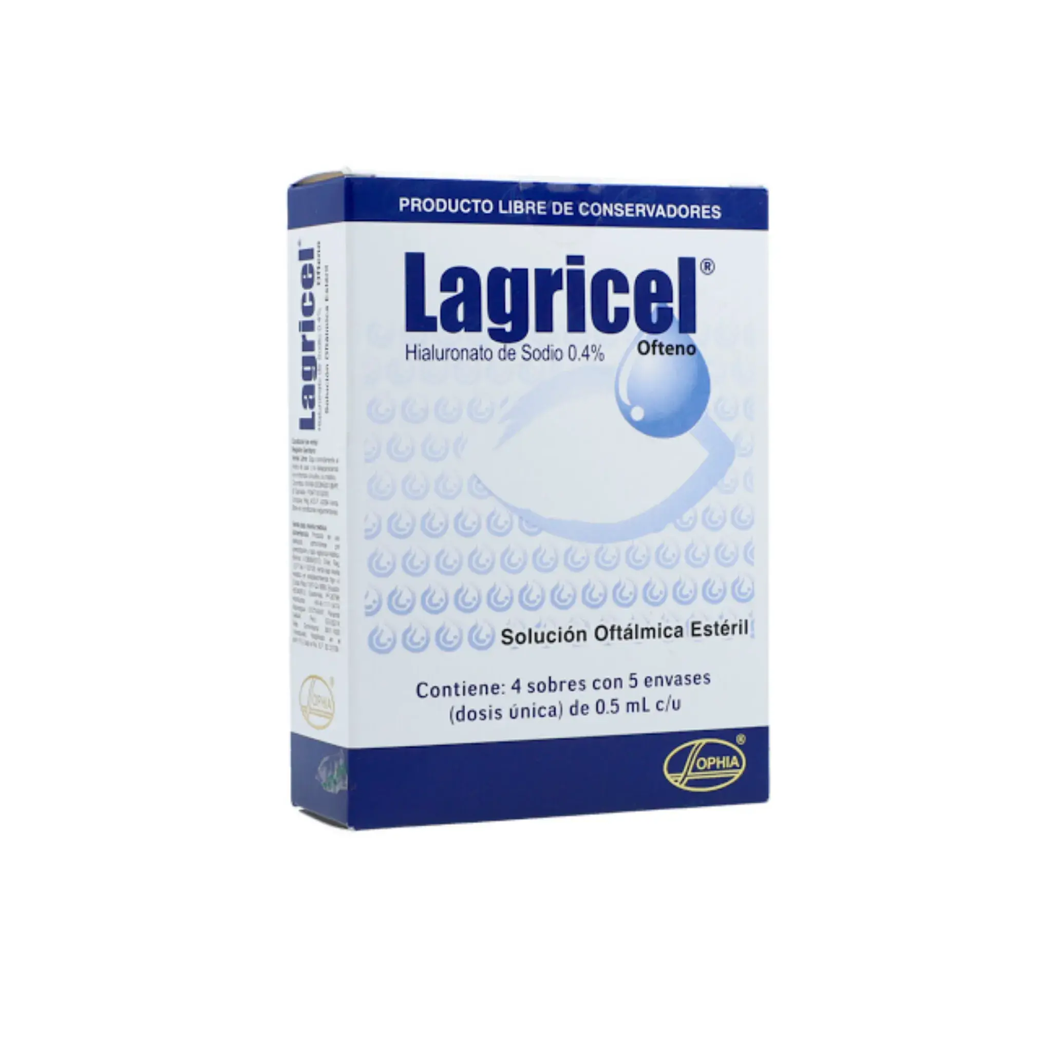 Lagricel Hialuronato De Sodio Ofteno Solucion 10 Ml