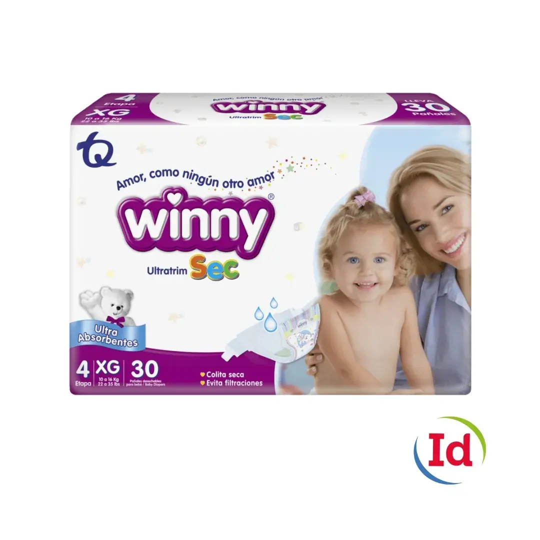 Pañal winny ult sec et 4 x 30 interdrogas