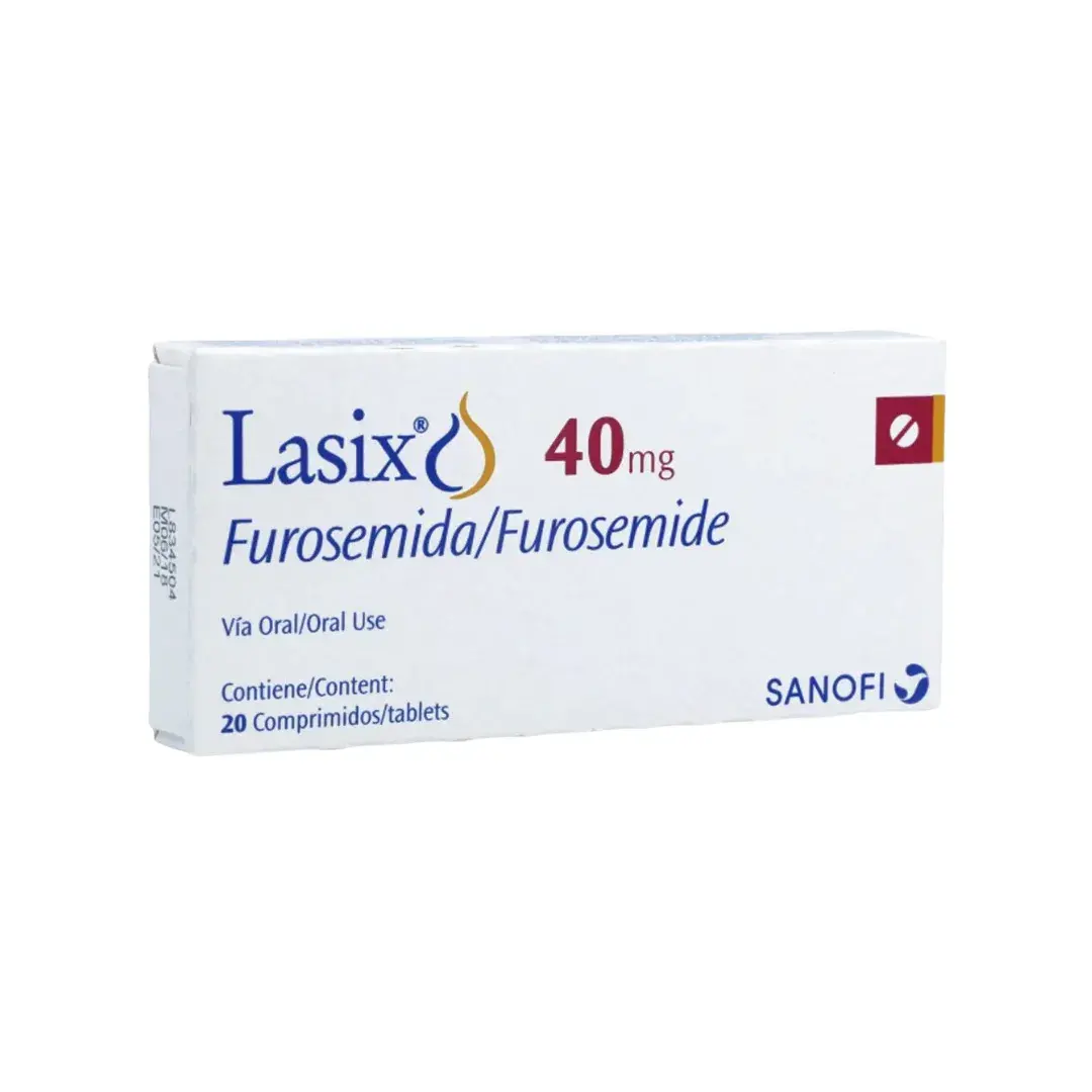 Lasix Furosemida 40 Mg X 20 Tabletas