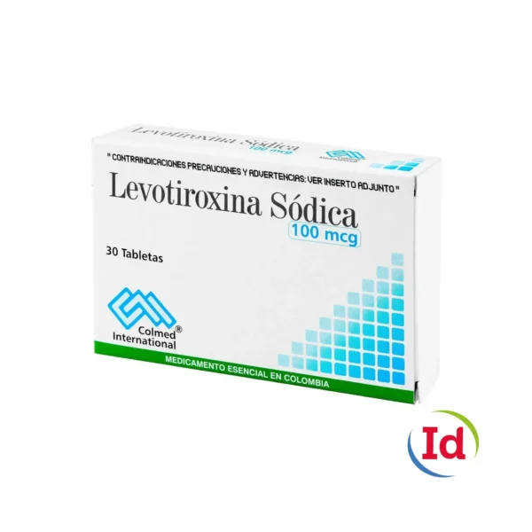 Levotiroxina 100 Mcg 30 Tabletas Pc