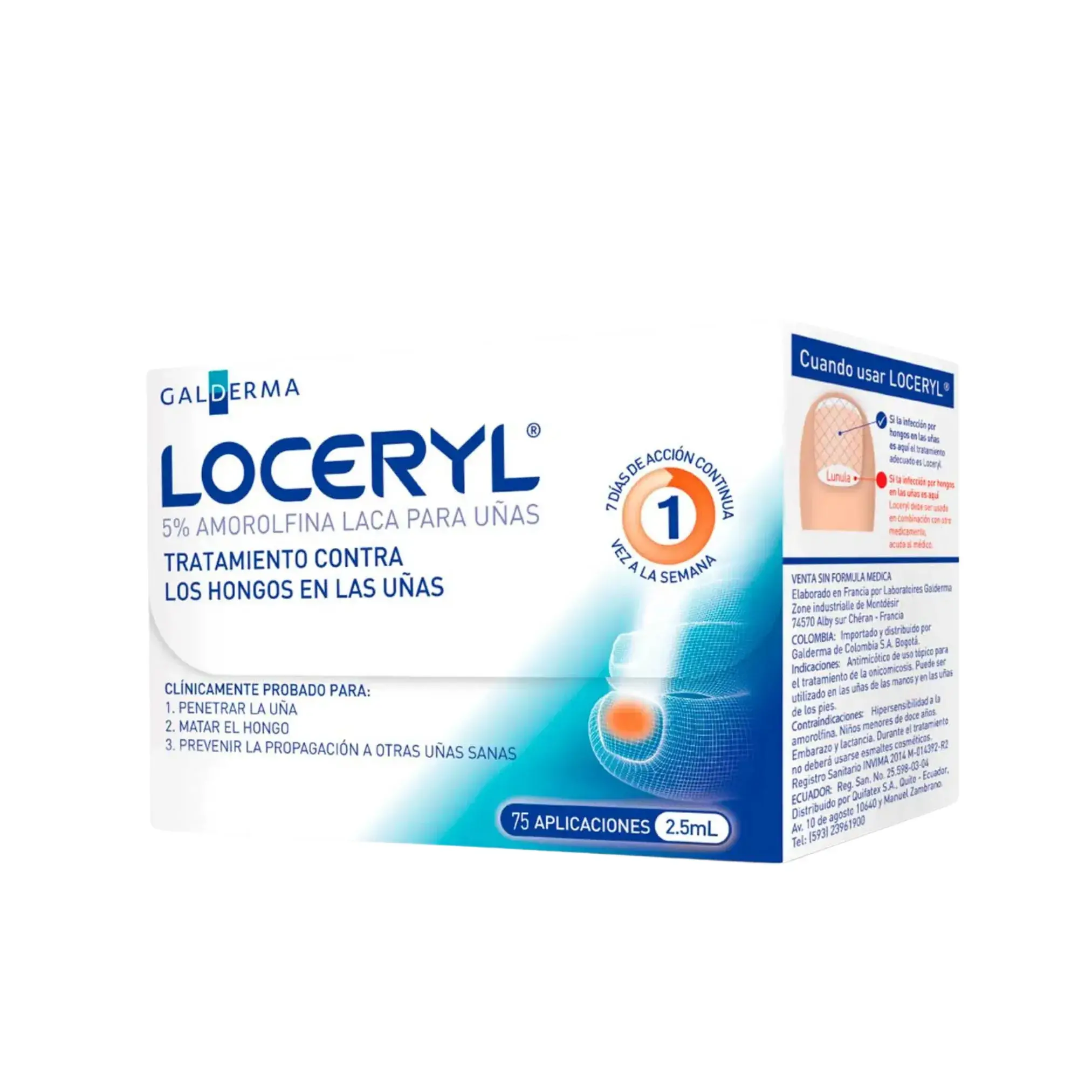 Loceryl Laca Amorolfina 5% X 2.5 Ml