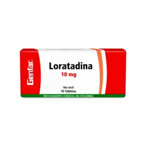 Loratadina 10 Mg 10 Tabletas Gf