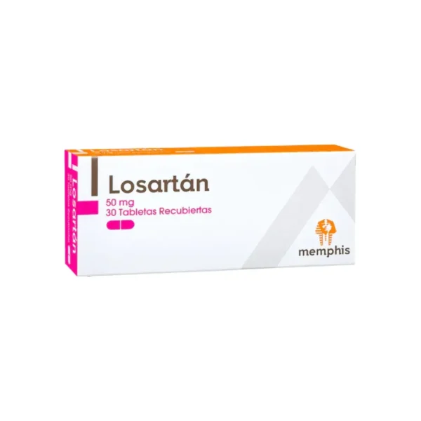 Losartan 50 Mg 30 Tabletas Mp