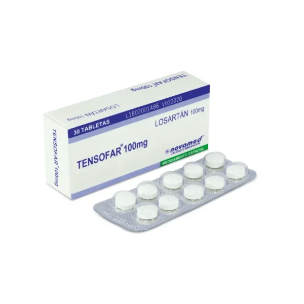 Losartan Tensofar 100 Mg 30 Tabletas
