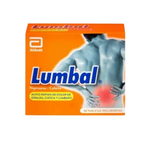 Lumbal Naproxeno Sodico + Cafeina 48 Tabletas