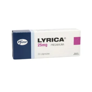 Lyrica Pregabalina 25 Mg 30 Capsulas