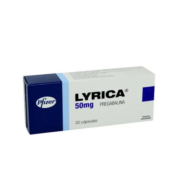 Lyrica Pregabalina 50 Mg X 30 Capsulas